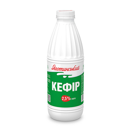 Кефір ЯГОТИНСЬКИЙ 2,5% жиру